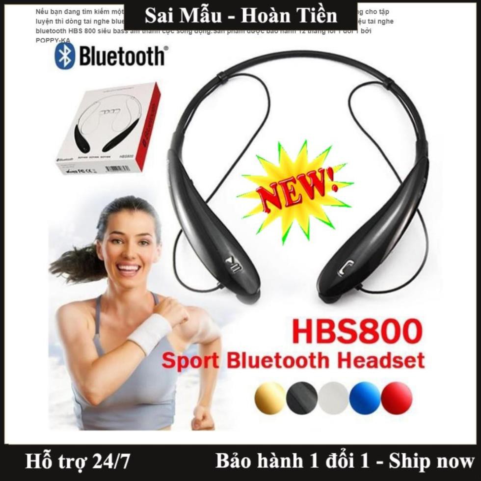 Tai Nghe Bluetooth Không Dây ( Hbs+800 )ao Cấp, Âm Thanh Sống Động Trung Thực, Thiết Kế Tinh Tế Bắt Mắt - Sang Trọng.