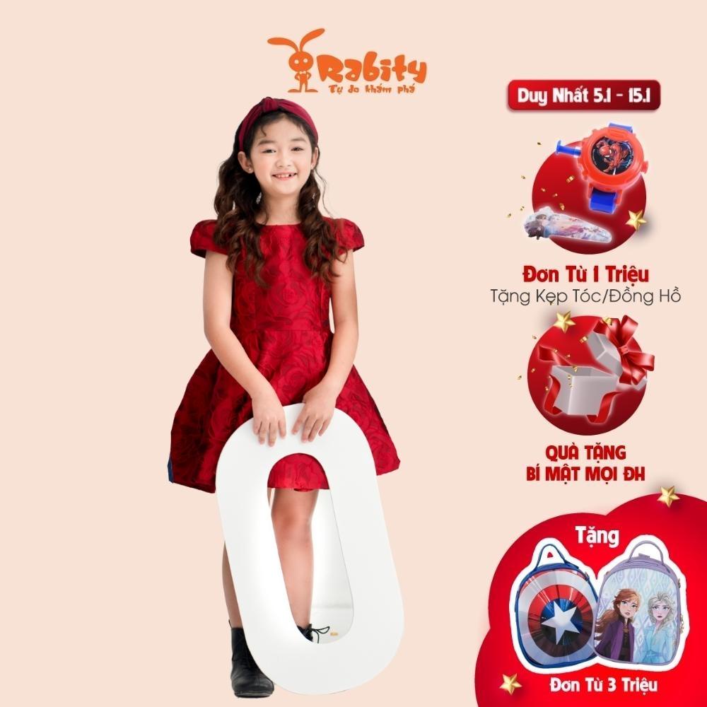 Váy ngắn tay hoa hồng đỏ bé gái Rabity 90869 – Rabity >>> top1shop >>> shopee.vn