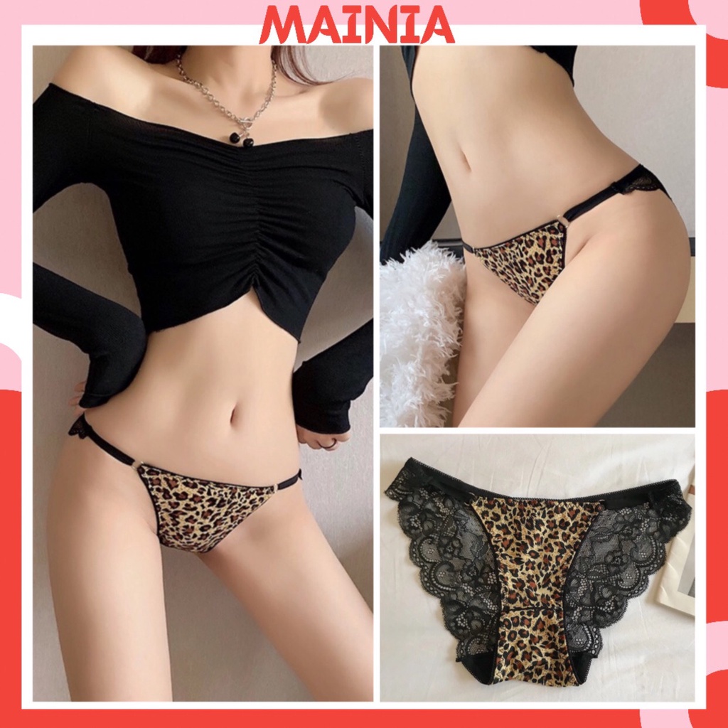 Quần Lót Ren Nữ Bigsize Thun Lạnh Hoạ Tiết Hổ Báo Chíp Nữ Cao Cấp Form To Mainia Shop
