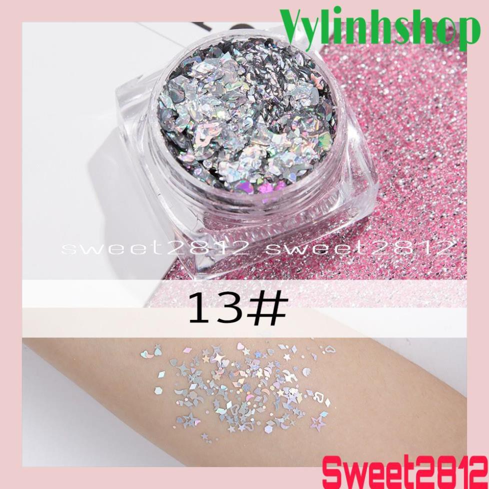 Nhũ Mắt Kira Glitter Kim Tuyến Phong Cách Hàn Quốc