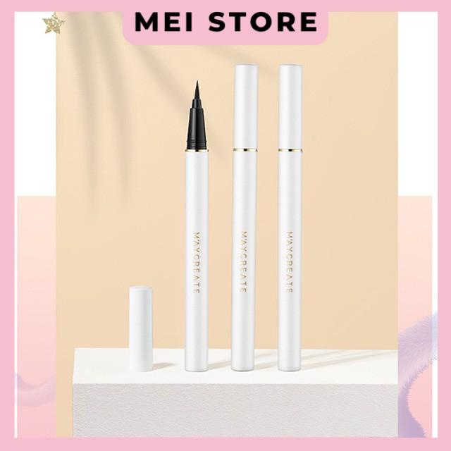 Bút Kẻ Mắt Chống Nước Maycreate Eyeliner Mẫu Mới Nhất Vỏ Trắng