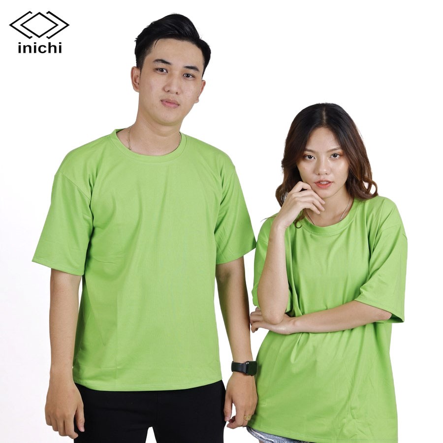Áo thun tay lỡ Unisex màu trơn BB form rộng cá tính IC614