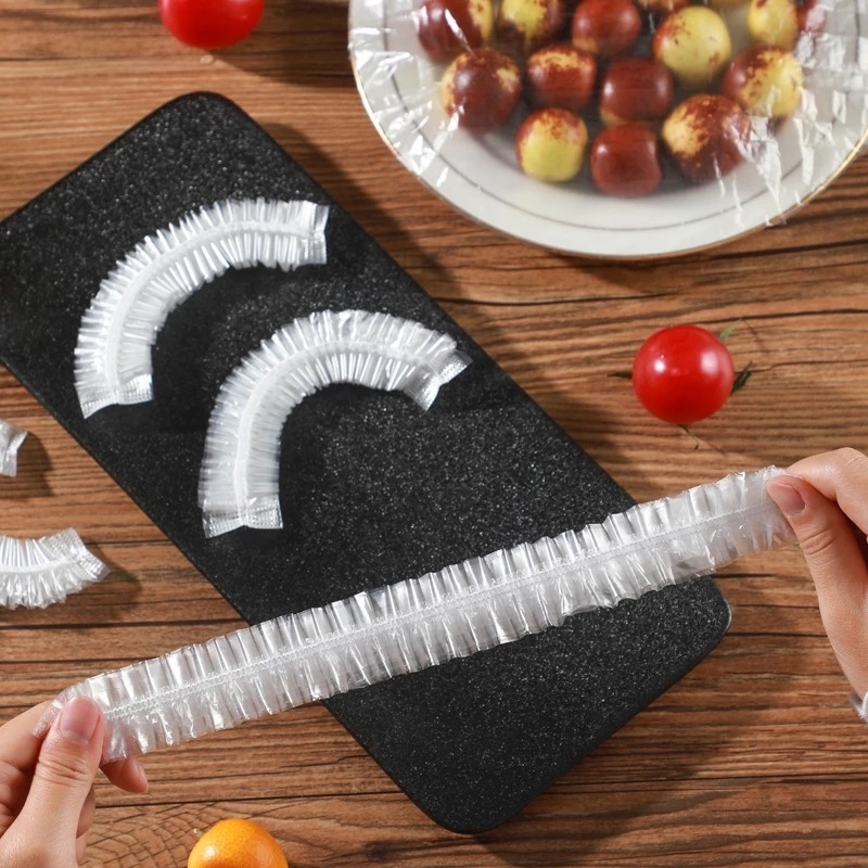 Set 100 miếng silicone bọc thực phẩm co giãn tái sử dụng được