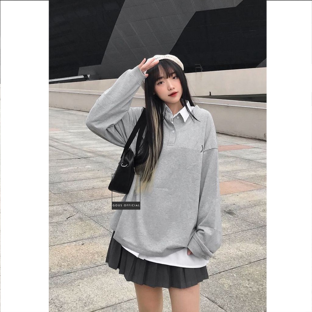 Áo Sweater Nữ Dài Tay Sweater Form Rộng Style Unisex Hàn Quốc Chất Vải Da Cá Lên Dáng Cực Xinh NEXT-1739 GOUS OFFICIAL | BigBuy360 - bigbuy360.vn
