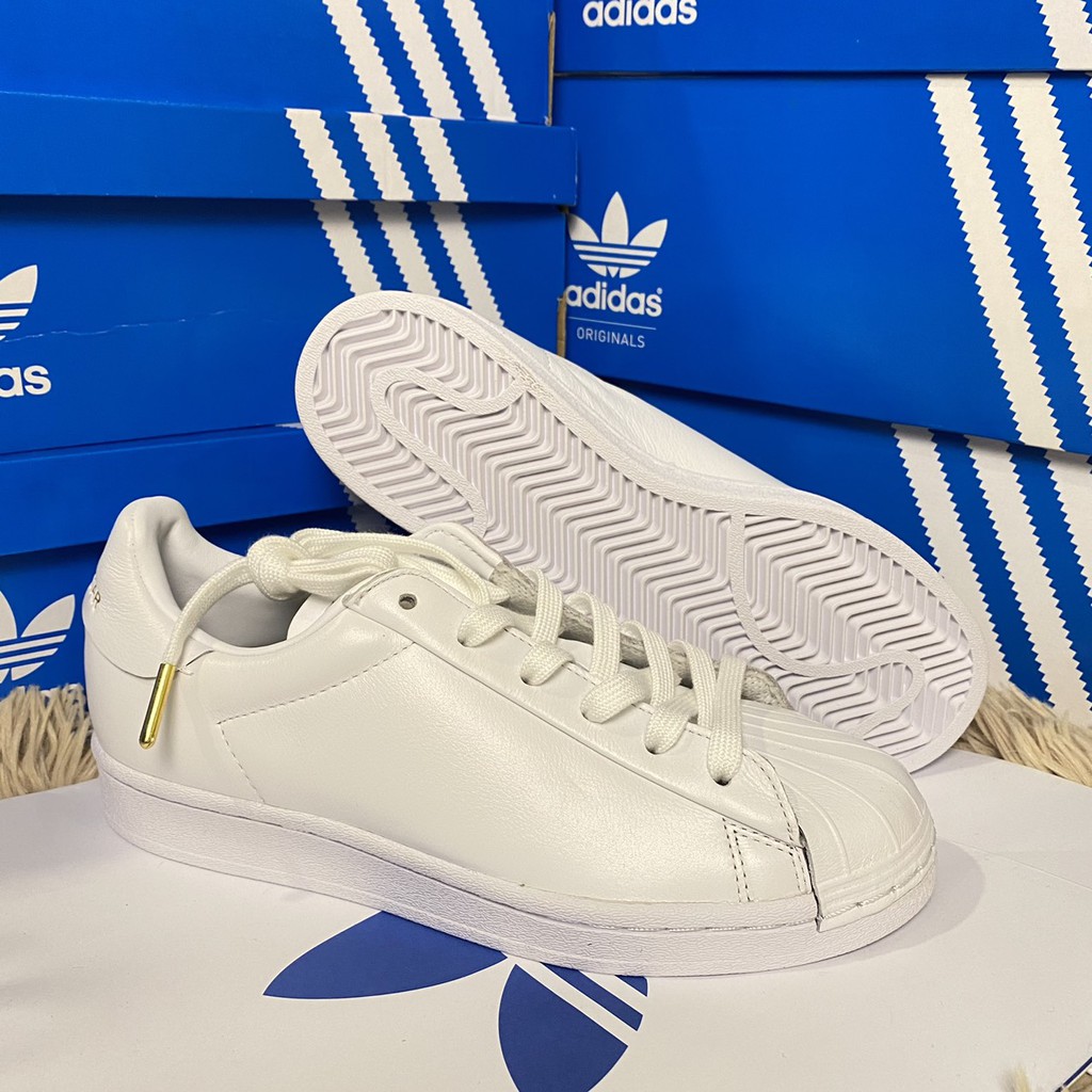 Giày Sneaker Adidas nữ chính hãng 100% lẻ size XẢ HÀNG các mẫu Superstar Gazelle Continental VULC Ellure...