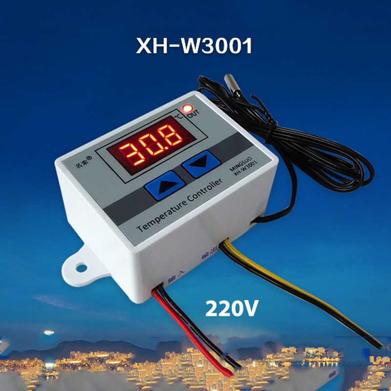 Công tắc cảm biến nhiệt độ 220V, W3001/ W3002 có HDSD bằng tiếng Việt