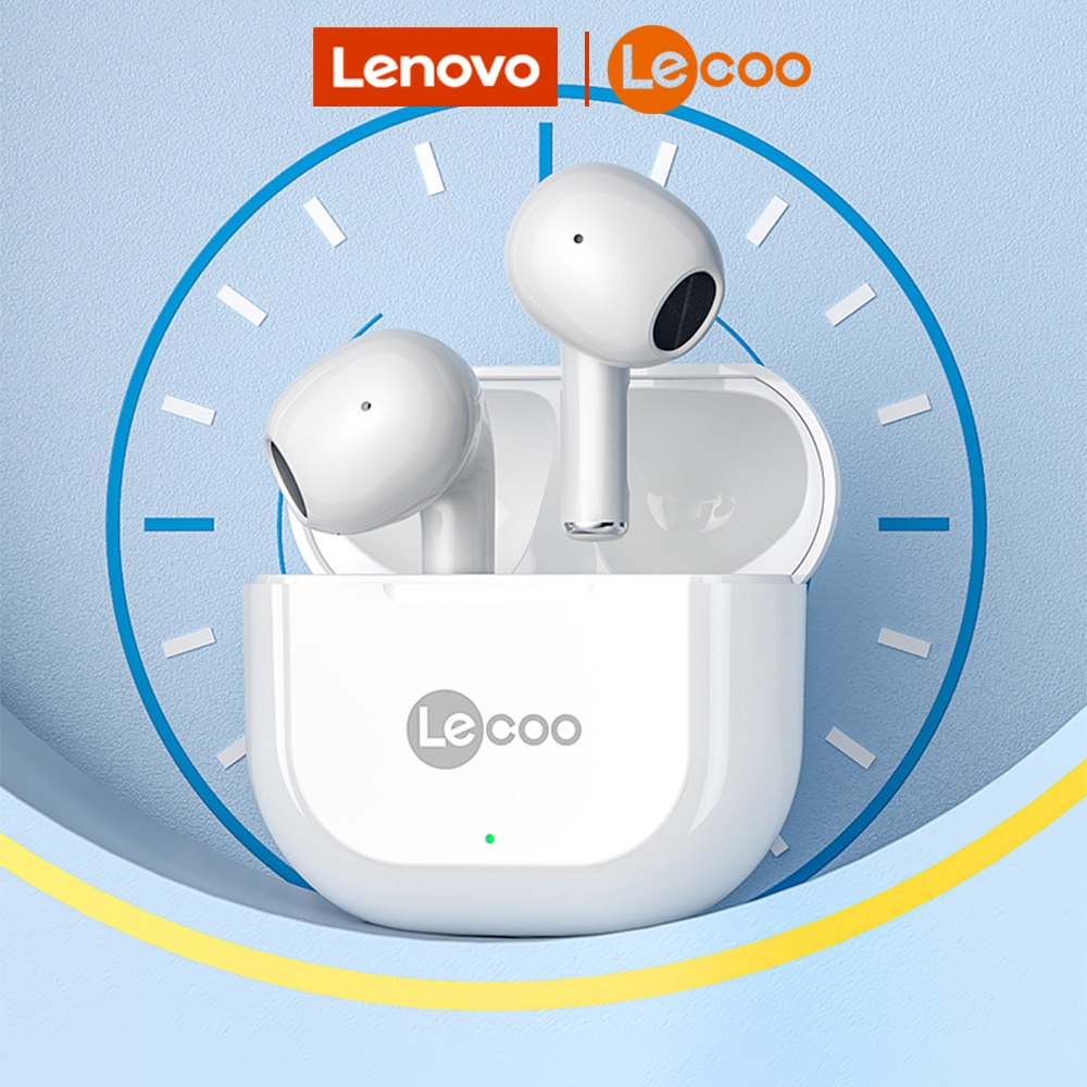 Tai nghe LENOVO Lecoo C1 không dây bluetooth TWS 5.0 có micro stereo khiển bằng cảm ứng