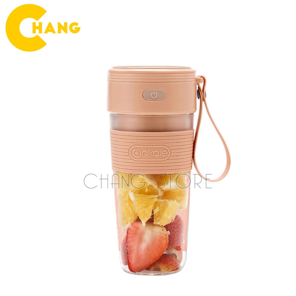 Máy xay sinh tố cầm tay mini hàng nhập khẩu sạc pin chất liệu nhựa ABS
