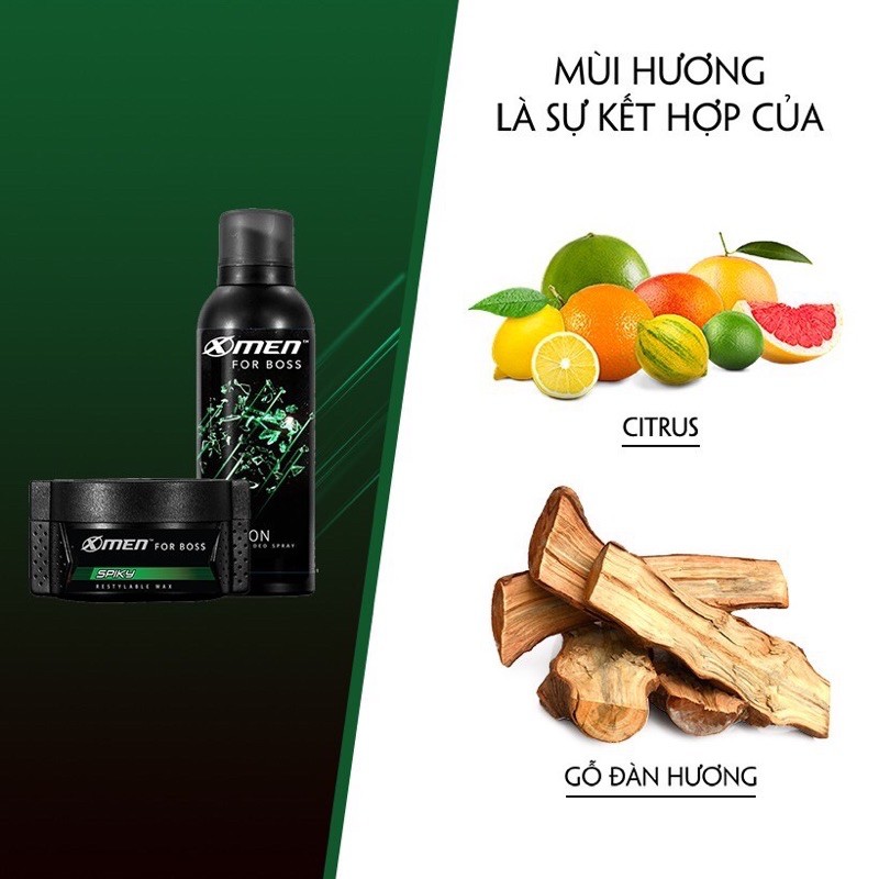 Xịt Khử Mùi X-men For Boss Xịt Ngăn Mùi X-men Boss Luxury 150ml