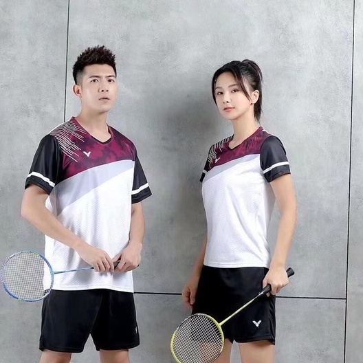 Bộ Đồ Thể Thao Cầu Lông Victory Thoáng Khí Mau Khô Cho Nam Và Nữ