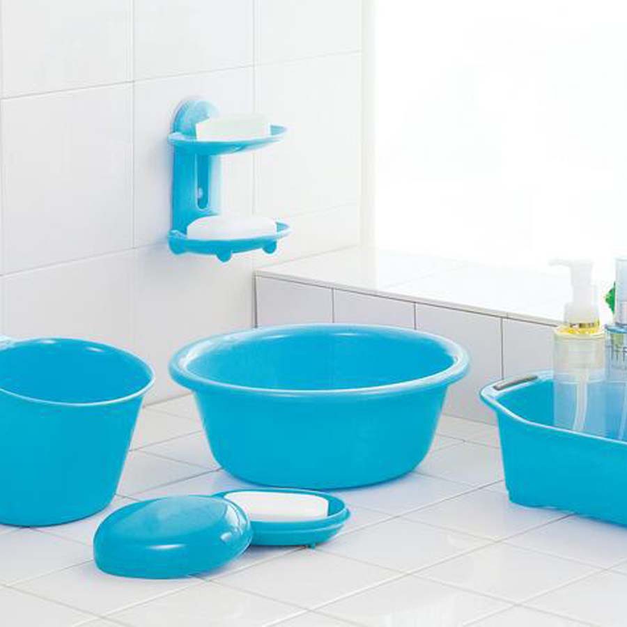 [Hỏa Tốc HN] Chậu nhựa cao cấp SANADA màu xanh 3L Nội địa Nhật Bản