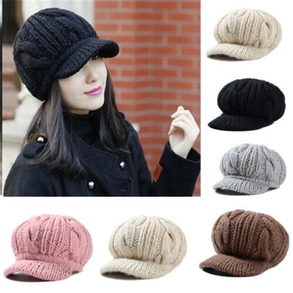WONDER Mũ Beret Dệt Kim Phong Cách Vintage