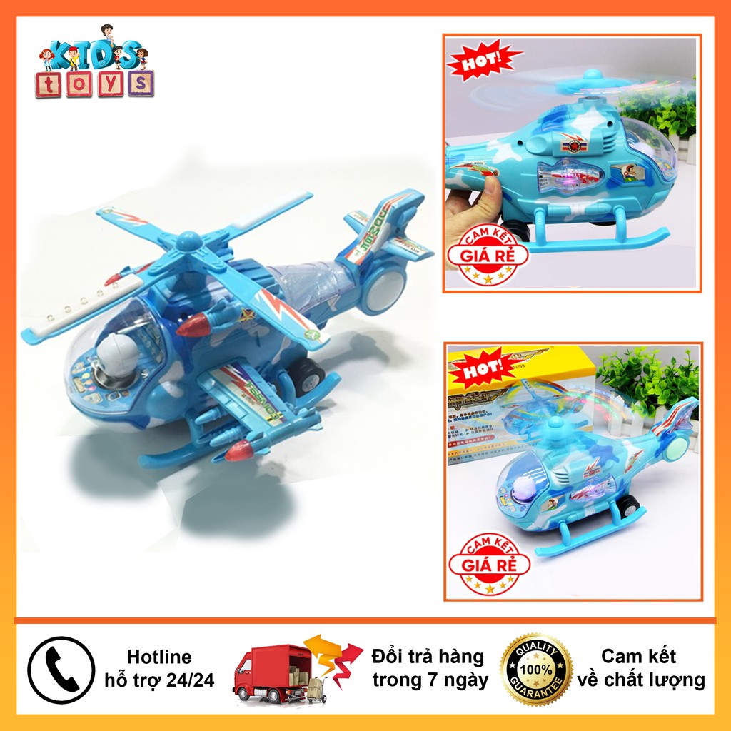 Đồ chơi máy bay trực thang phát sáng có nhạc có đèn