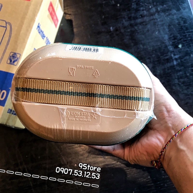 Bình Lion Star Indonesia Nhựa PP5 An Toàn - Kiểu Bình Tông - 1 Lít