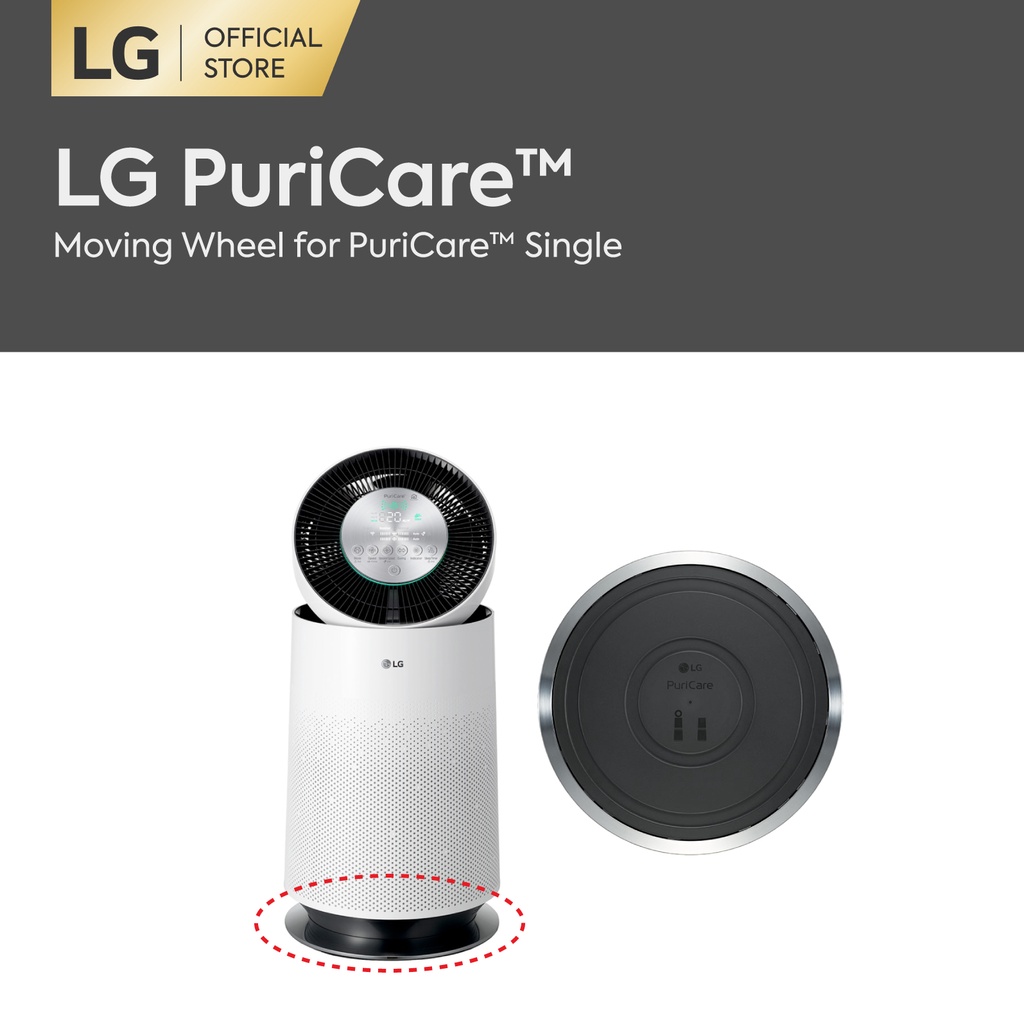 Bánh xe Máy lọc không khí PuriCare 1 tầng PWH8DBB Chính hãng LG