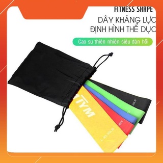 Dây kháng lực tập mông, dây mini band, phụ kiện tập gym dây cao su tập gym Tuankiet.sport 1