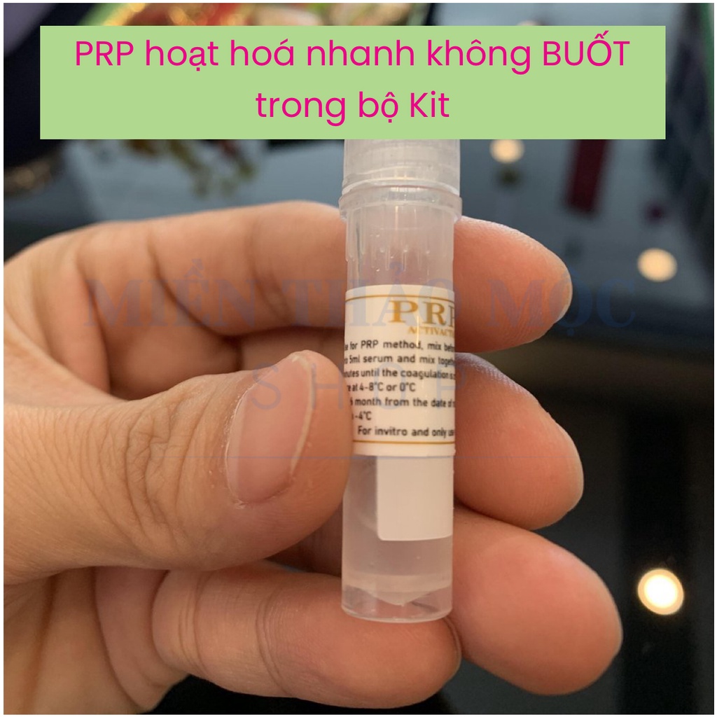 Bộ KIT PRP 4.0 có hoạt hoá tiểu cầu siêu nhanh - Tặng kèm phiếu hướng dẫn hoạt hoá chi tiết