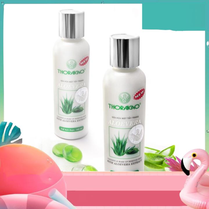 THORAKAO SỮA RỬA MẶT TẨY TRANG ALOEVERA 140G -LÀM SẠCH DA -MỊN DA SỬ DỤNG HÀNG NGÀY-AN TOÀN CHO MỌI LOẠI DA(HÀNG CÔNG T