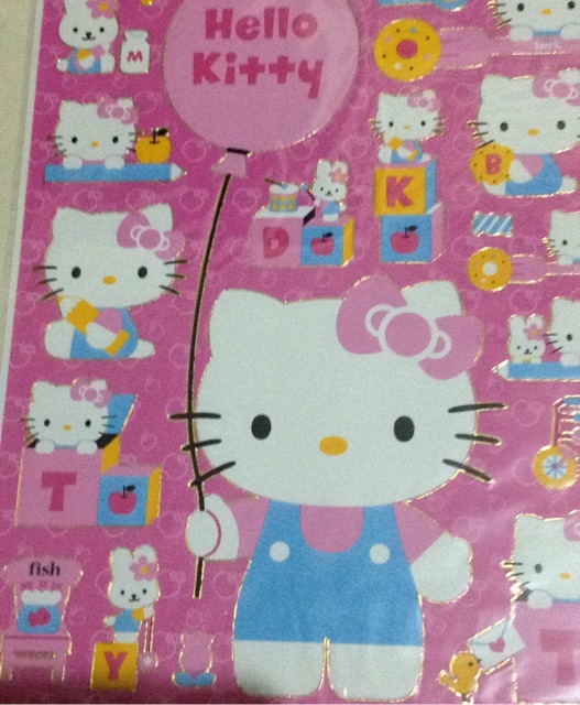 Sticker Dán Tường Hình Hello Kitty