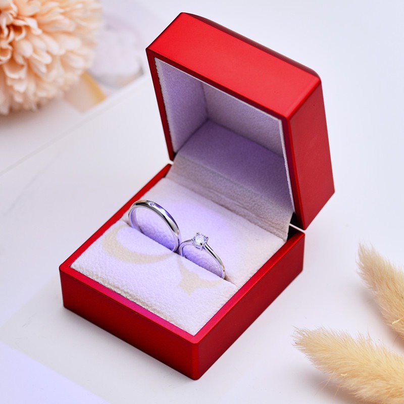 Nhẫn cặp nam nữ nhẫn đôi bạc cao cấp 925 không han gỉ SHEBYSHE N23