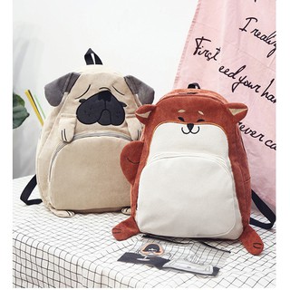 Balo Thú Cưng Siêu Đẹp, Balo Học Sinh Sinh Viên, Balo Chó Pug, Cáo Đỏ Dễ Thương Thời Trang Hàn Quốc BL09