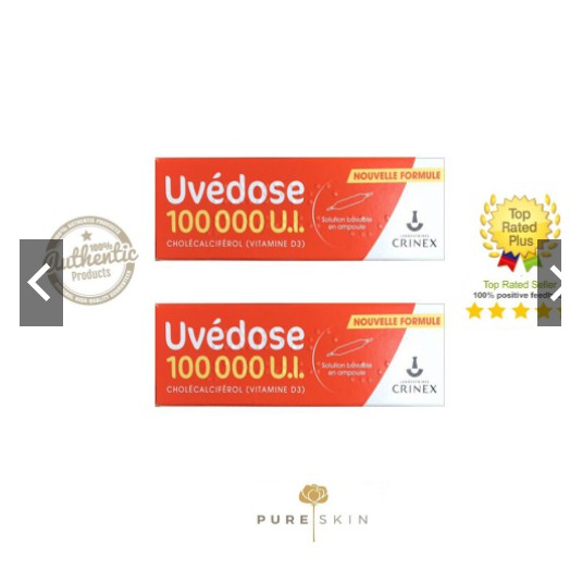 Vitamin D3 Uvedose - 1 Liều Cho 3 Tháng 100000 UI