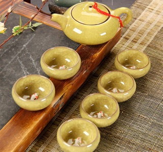 [SALE 10%] Bộ ấm chén trà hình cá 3D