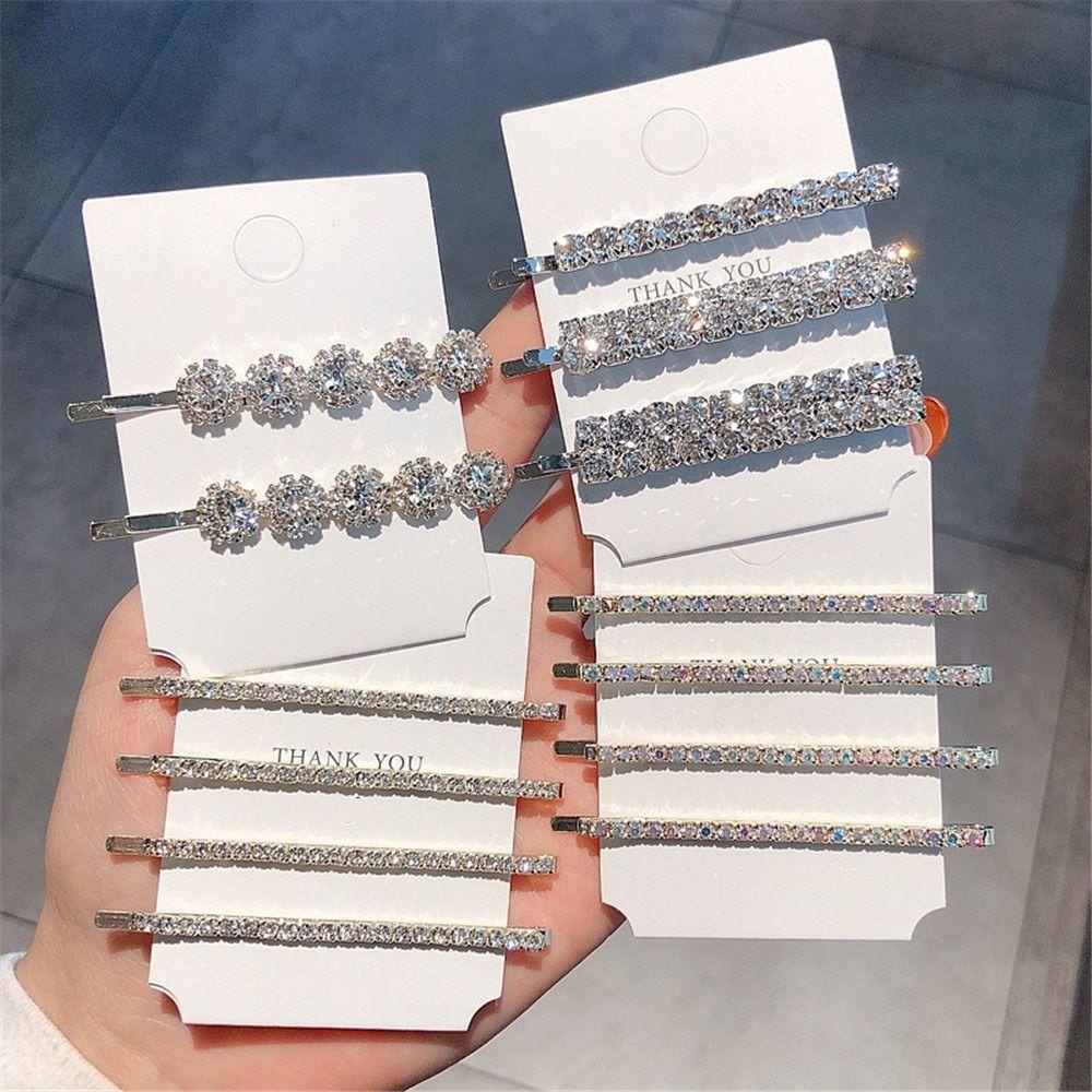 FUTURE Korea Style|Hairpins Accessories Hair Clips Set Shining|Barrettes Fashion Women Girls Bingbing Hair Styling Diamondl Hairgrip/Multicolor