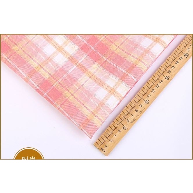 ⚡Giá sỉ⚡ Vải kẻ caro học sinh may chân váy, làm nơ, phụ kiện handmade DIY chất liệu poly 100%