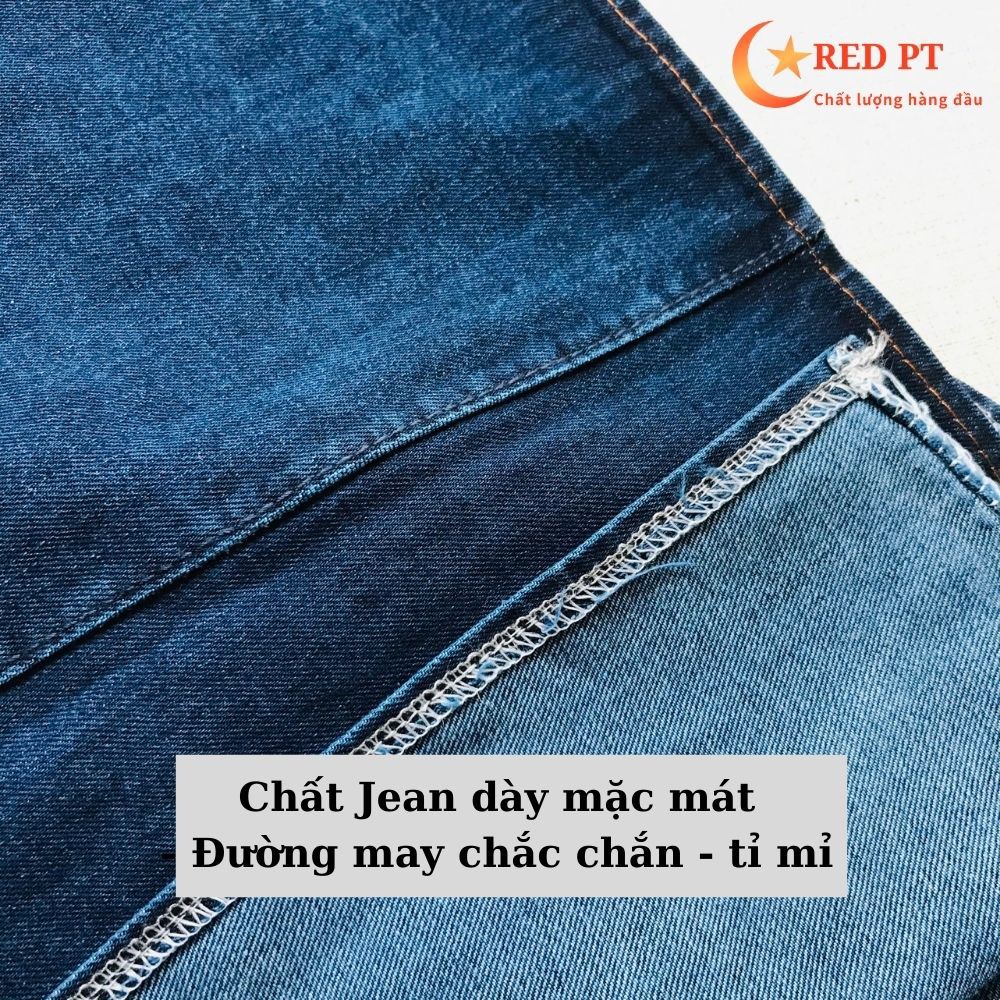 Váy chống nắng, váy chống nắng jean nút bấm RED PT