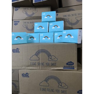 THÙNG 30 GIẤY ĂN CẦU VỒNG CHUẨN XIN MIER [THÙNG 30 GÓI] Mới về 2021