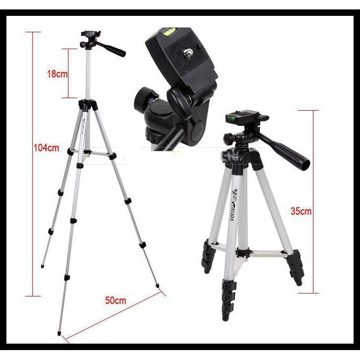 Giá Đỡ Ba Chân Weifeng 3110 A (Chính Hãng) + Giá Đỡ Hp, DSLR, XiaomiYi | BigBuy360 - bigbuy360.vn