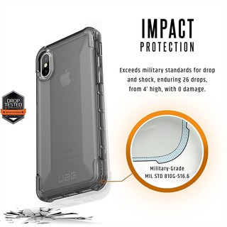 Ốp lưng iPhone XS Max UAG Plyo (Xám khói)