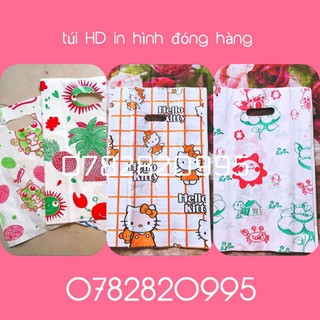 Bán 1kg Túi xốp đóng hàng - Bán Túi Ni Lông in hoạ tiết - Xưởng bán bọc nilon