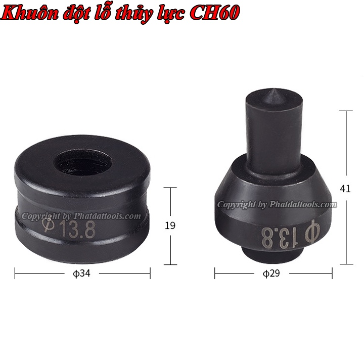 Khuôn Đột Lỗ Tròn Siêu Cứng Cho Máy Đột Lỗ Thủy Lực CH60
