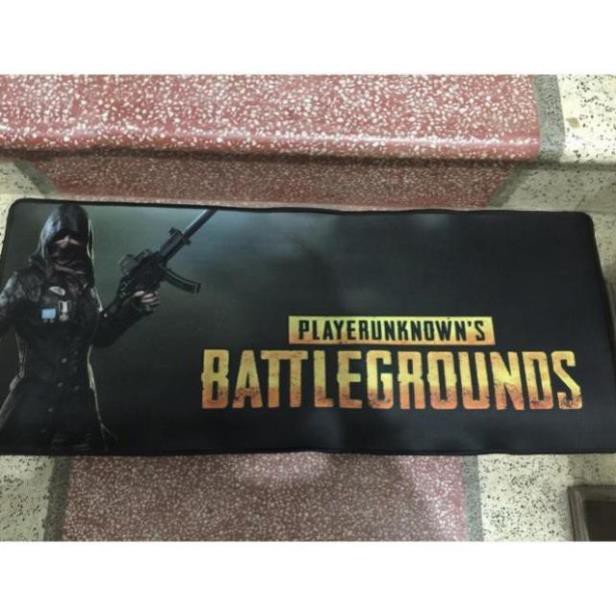 Bàn di chuột game PUBG 30*70*3ly | lót chuột game giá rẻ + Tặng bộ nước lau 4 món. BDDL1