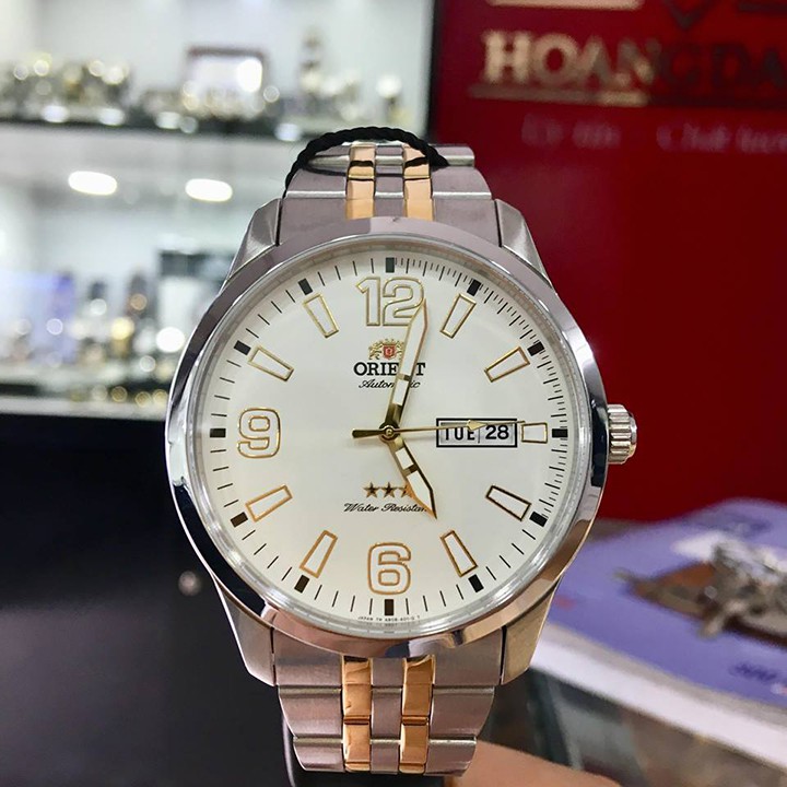 Đồng hồ Nam Orient SAB0B005WB Chính hãng, Bảo hành 3 năm, Chống nước, Chống xước, Dây thép và Dây da