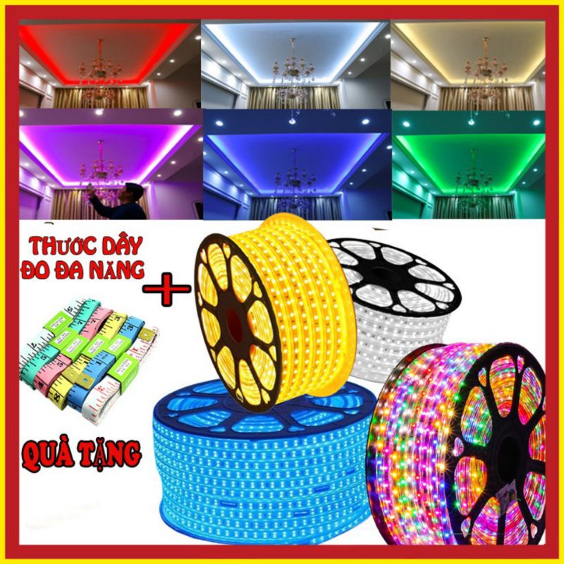Dây đèn led 2 hàng trang trí Decor, cuốn cây, trang trí nhà hàng