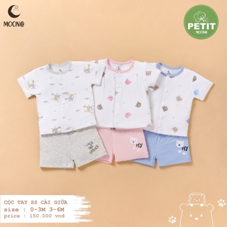 Bộ cộc tay petit Moon cho bé