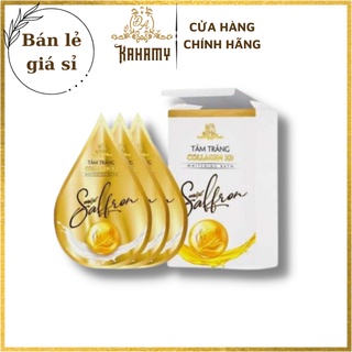 TẮM TRẮNG SAFARON collagenX3 hàng chính hãng ( 1hộp ) Mỹ Phẩm Đông Anh