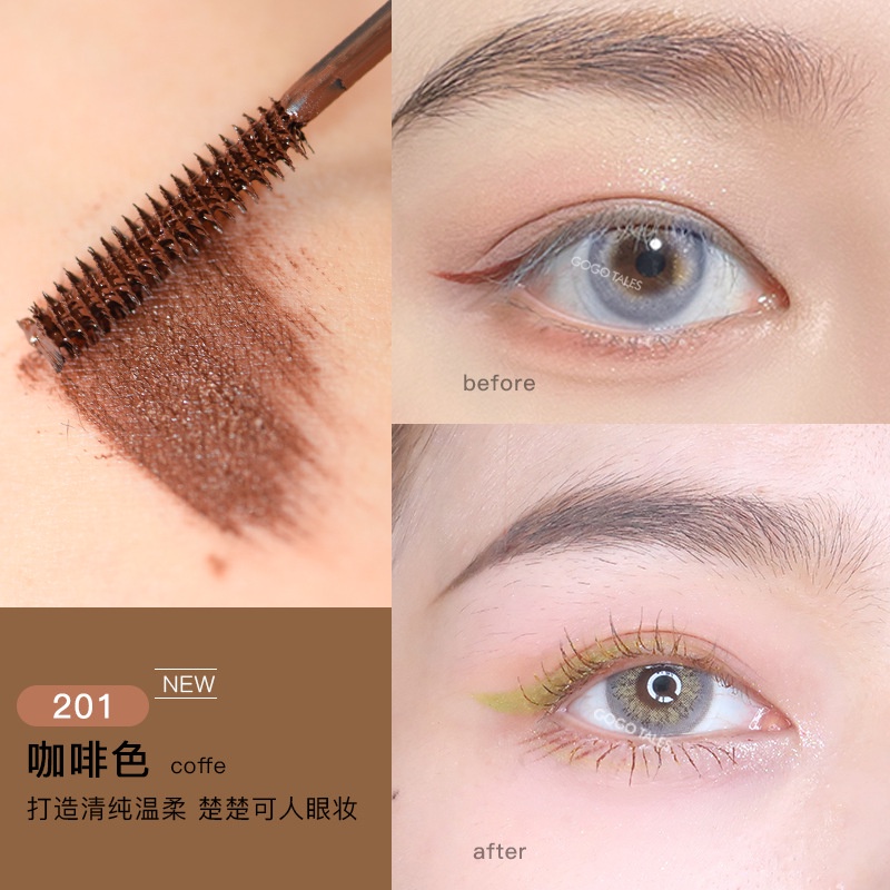 Chuốt Mi Mascara GOGO TALES  Làm Dài Cong Mi Chống Thấm Nước Tơi Mi Small Grey Stick Slender GT216   - GOGOTALES