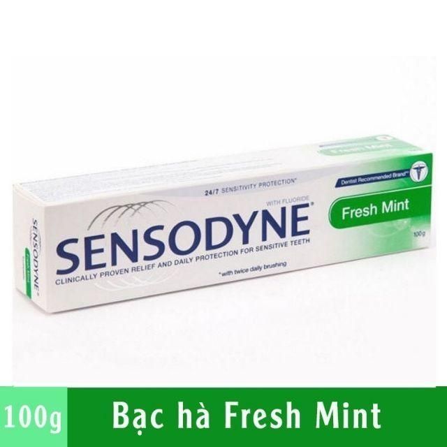 Kem đánh răng Sensodyne Fresh Mint giảm ê buốt 24/7 100g | WebRaoVat - webraovat.net.vn