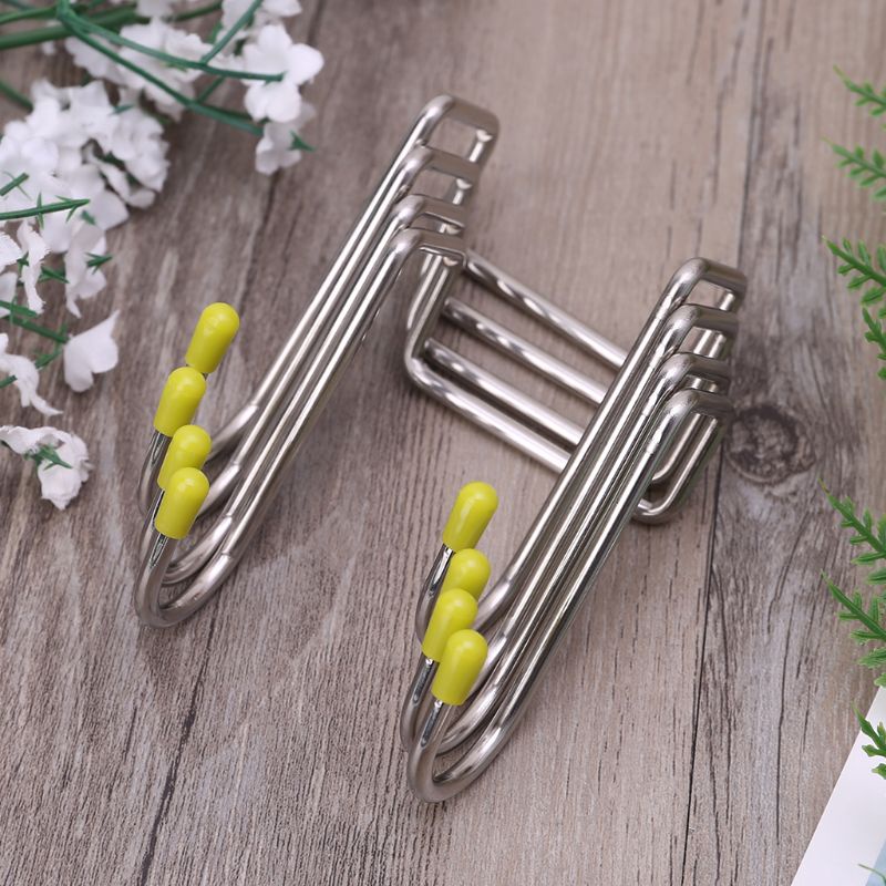 Set 4 Móc Treo Đồ Đa Năng Bằng Thép Không Gỉ Giá Đỡ