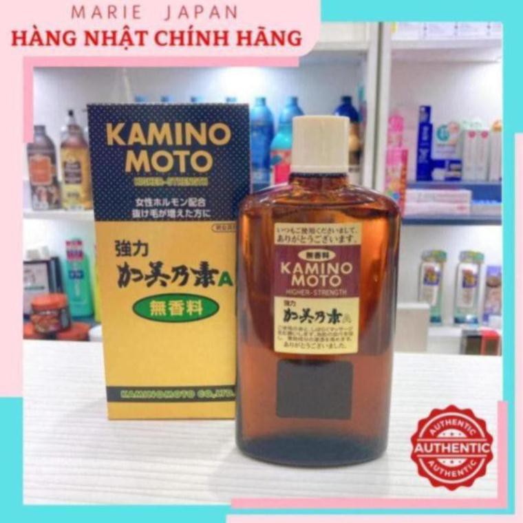Thuốc ngăn rụng, kích mọc tóc siêu mạnh Higher Strength Kaminomoto Nhật Bản 200ml