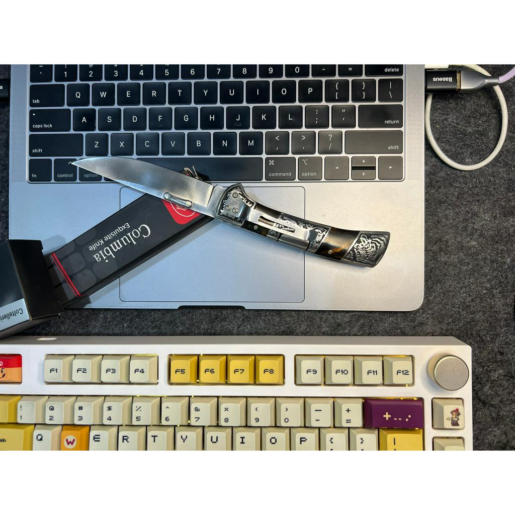 Dao phượt Columbia F01, dao gấp gọn tinh xảo