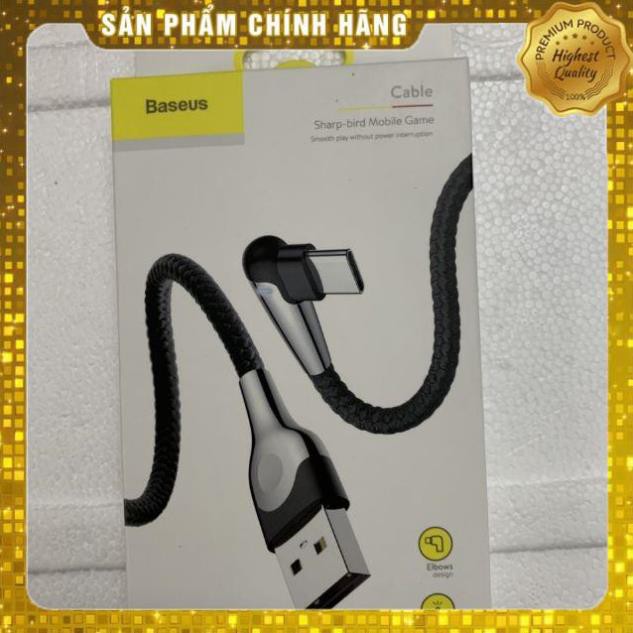 Cáp sạc nhanh siêu bền Baseus Sharp Bird type c (Metal MVP Elbow Mobile Game Cable)