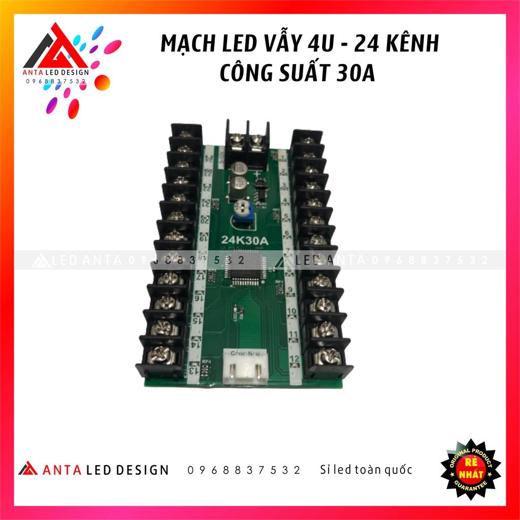 Mạch led quảng cáo biển vẫy công suất 30A 8 kênh, 12 kênh, 16 kênh