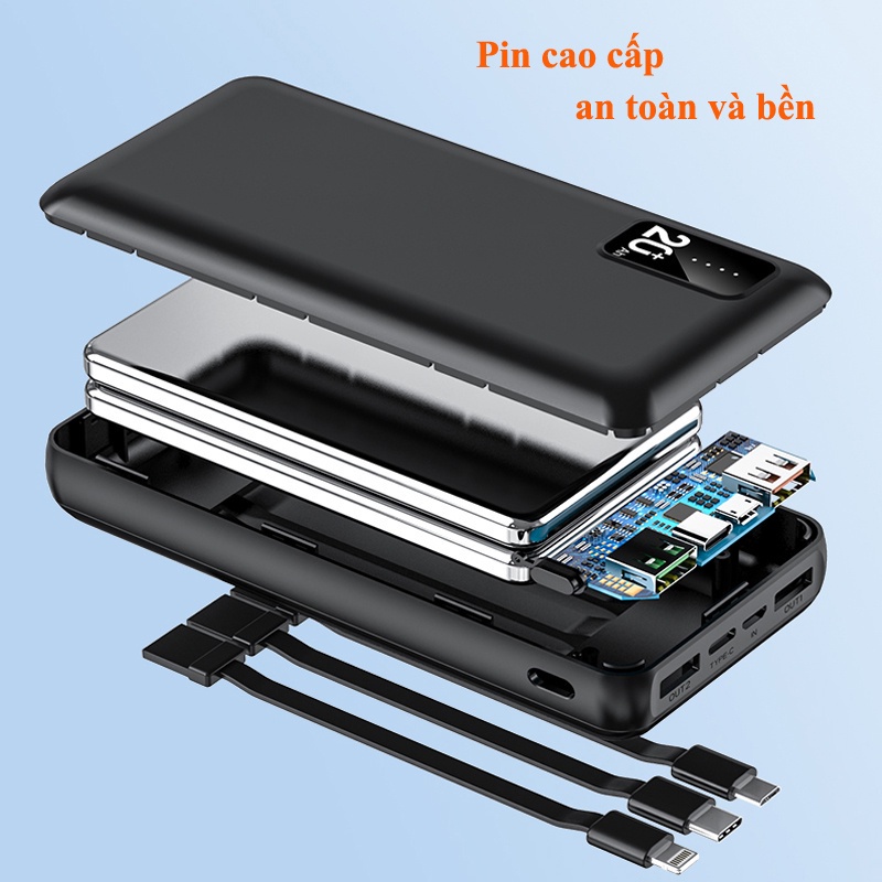 Sạc Dự Phòng 20000mah Pin Dự Phòng 20000mah Xạc Dự Phòng Pin Sạc Dự Phòng 20000mah Power Bank Chính Hãng sạc 20000mah