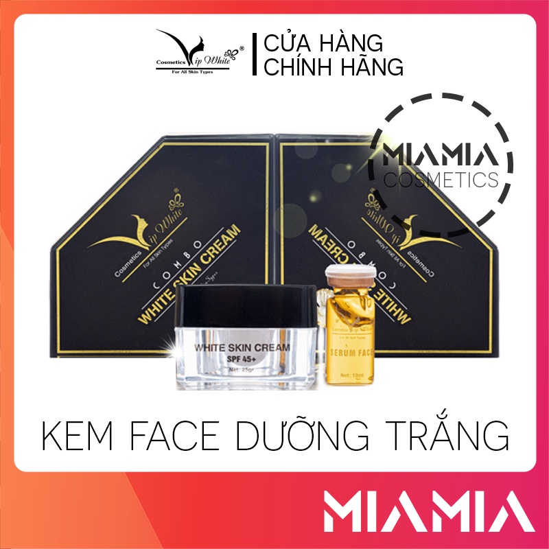 Kem Face VIP White Chính Hãng - Kem Dưỡng Trắng Và Phục Hồi Da Mặt