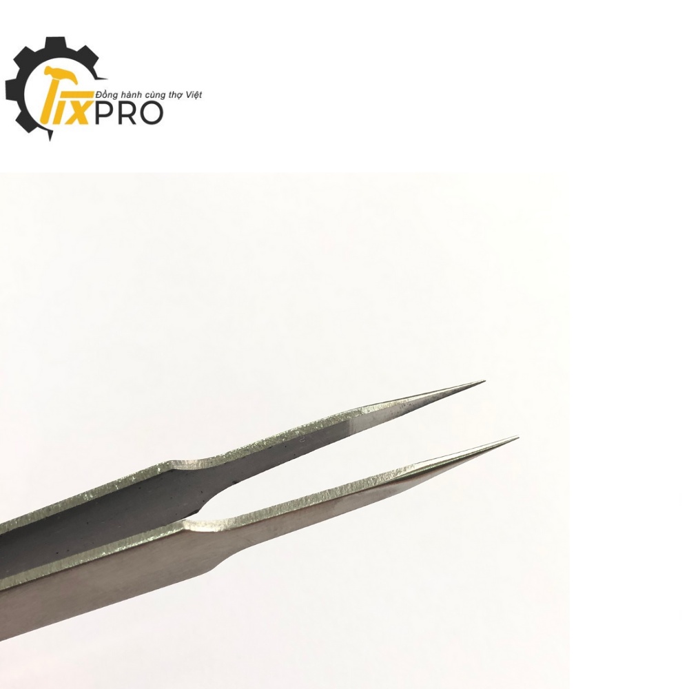 Nhíp gắp linh kiện nhọn cong ST-14 (chống tĩnh điện, thép k gỉ)